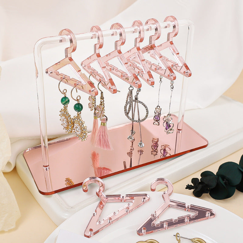 Hanging Personalized Earring Holder Acrylic Costume Frame Earrings Storage Display Rack